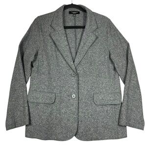 Talbots Blazer Wool Blend Gray Lightweight Classic Workwear Old Money Career  12